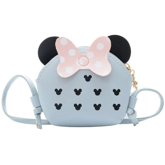 Boutique Handbags - Adorable Blue Minnie Mouse Coin Pouch or Mini Purse